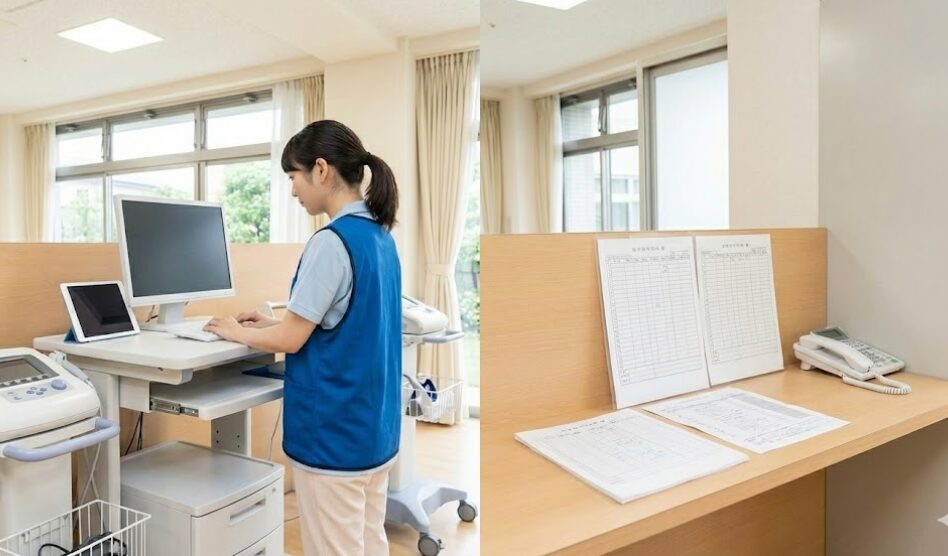 資格者配置による収益差のシミュレーション