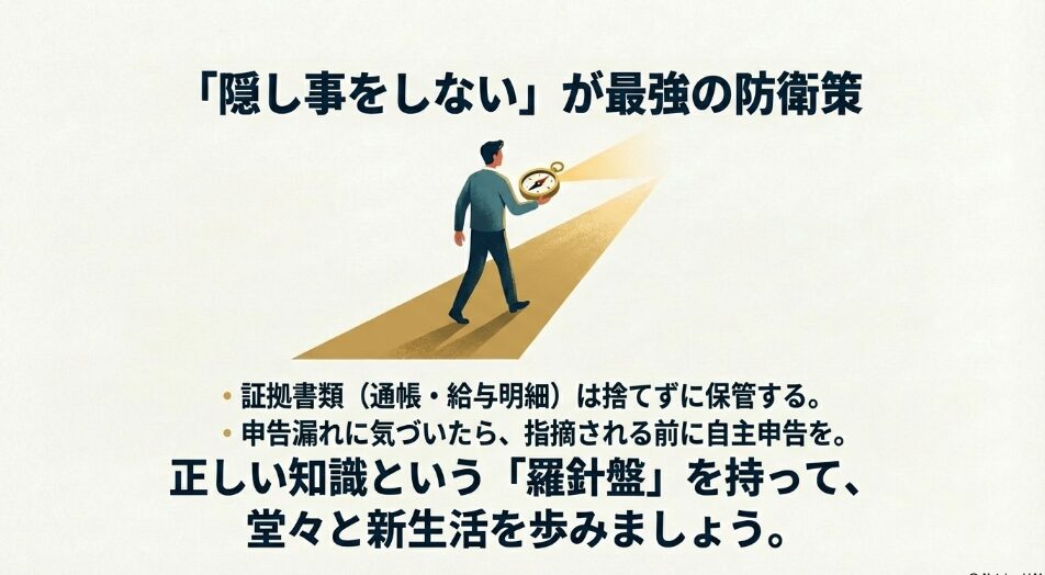 証拠書類の保管や正しい申告など、生活保護廃止後の調査リスクに備えるための重要ポイントまとめ