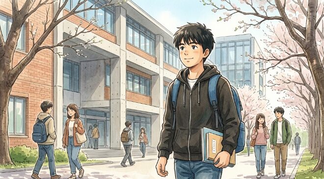 給付型奨学金や世帯分離を利用して大学に通う18歳の日本人学生