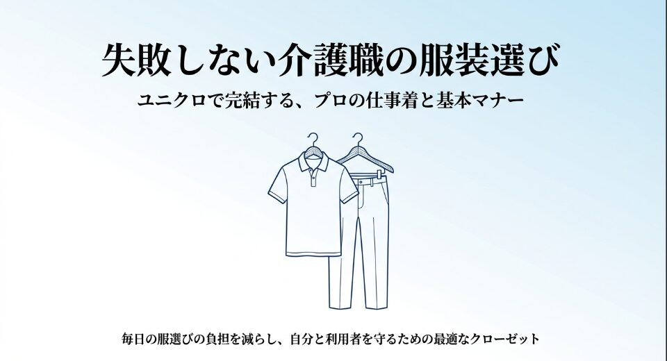 失敗しないプロの介護職の服装選び