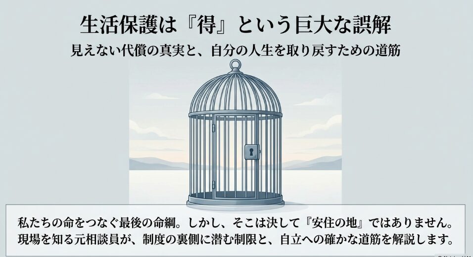 生活保護は得という巨大な誤解 見えない代償の真実と自分の人生を取り戻すための道筋