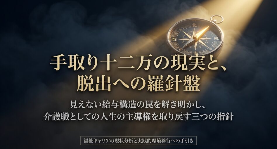 介護職低賃金脱出の羅針盤 - 手取り12万の現実と脱出への3つの指針