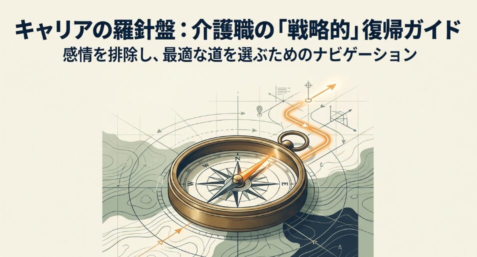 介護職の戦略的復帰ガイドとキャリアの羅針盤