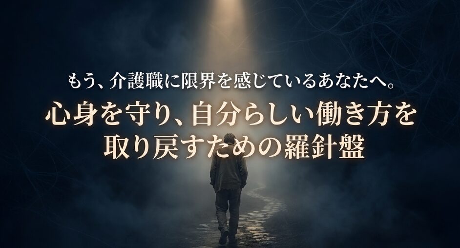 もう、介護職に限界を感じているあなたへ。心身を守り、自分らしい働き方を取り戻すための羅針盤